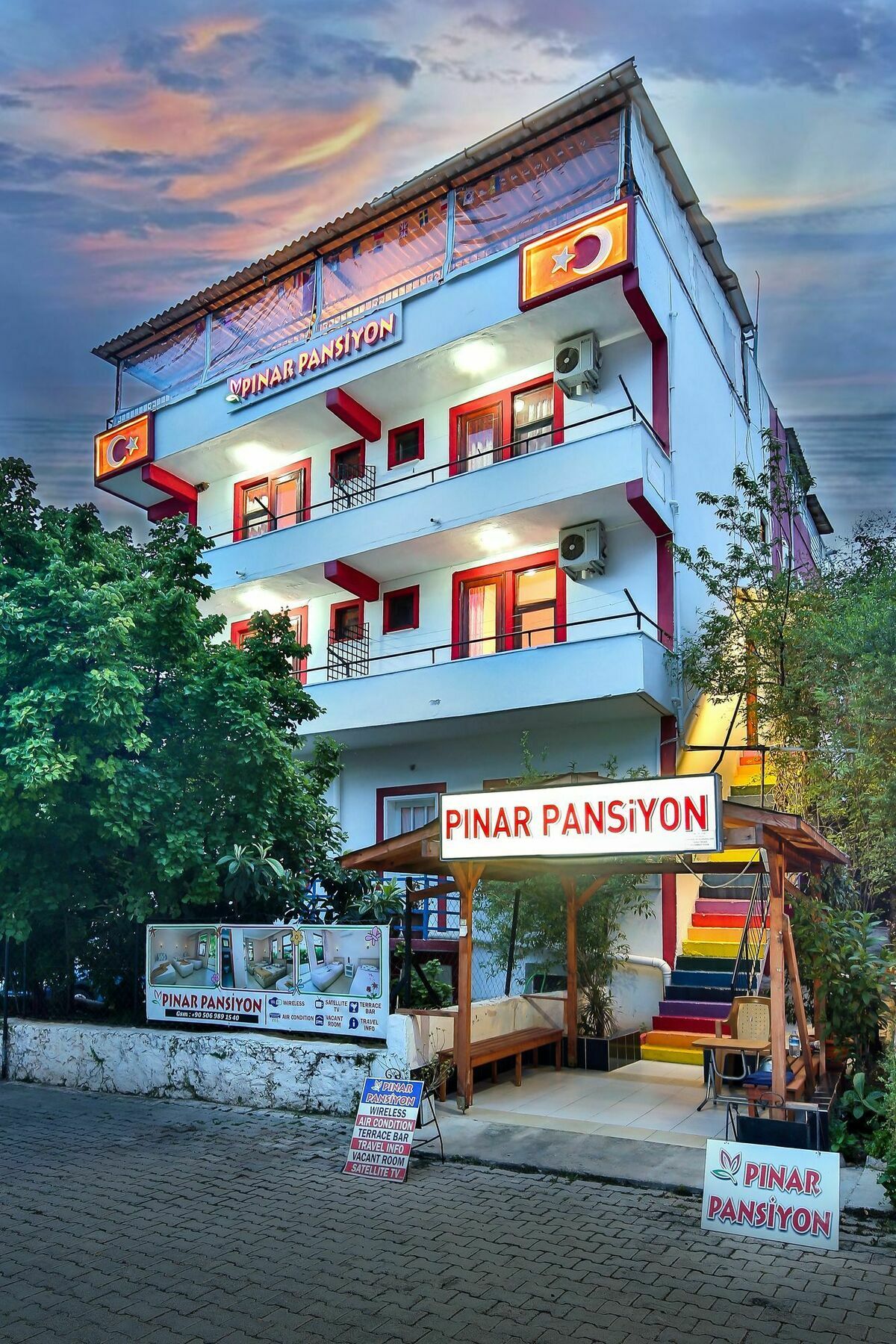 Pinar Pansiyon Kas Exterior foto